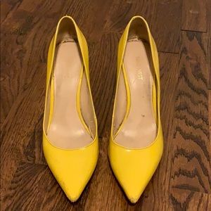 Nine West Canary Yellow Fifth Pointy Toe Pumps